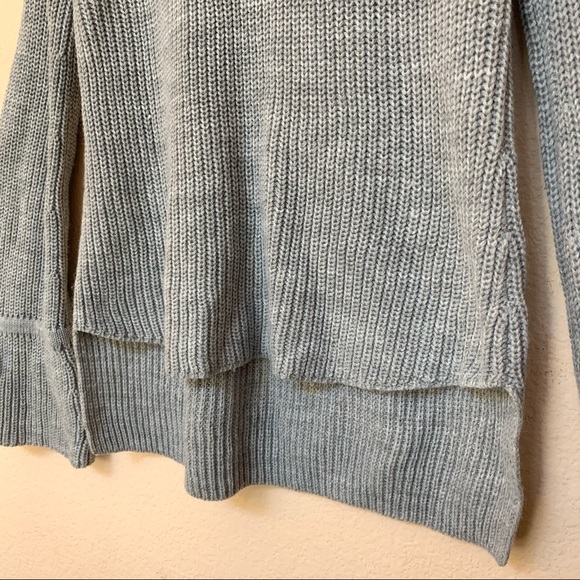 American Rag Light Gray Sweater Bell Tie Sleeves - Picture 7 of 15